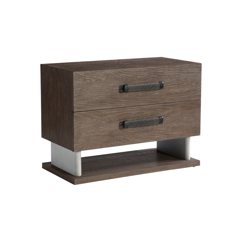 Bernhardt Casa Paros Nightstand with Panel Base