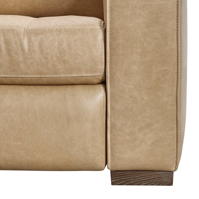Bernhardt Nest Leather Power Motion Sofa