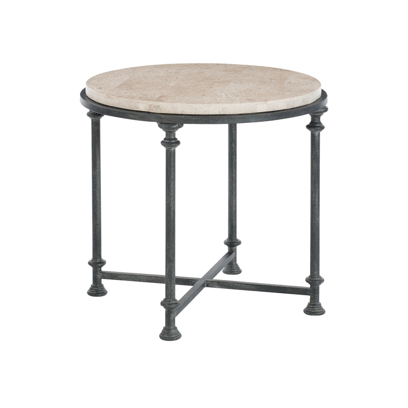 Bernhardt Galesbury Round Metal End Table