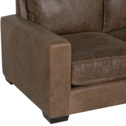 Bernhardt Dawkins Leather Loveseat