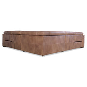 Bernhardt Lioni Leather 3-Piece Power Motion Sectional