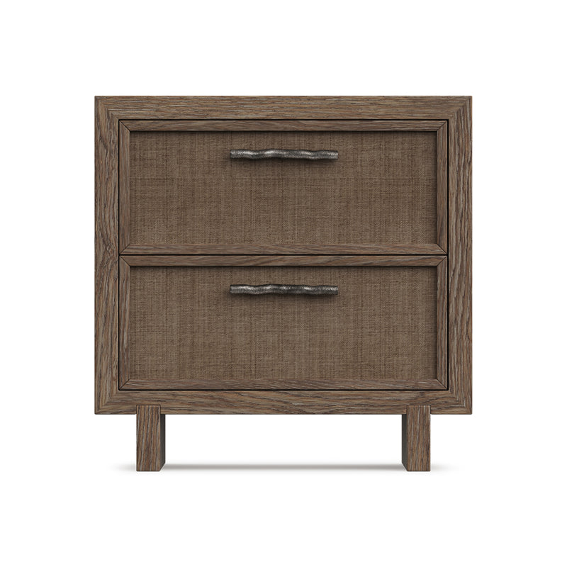Bernhardt Casa Paros Nightstand with Woven Drawer Front