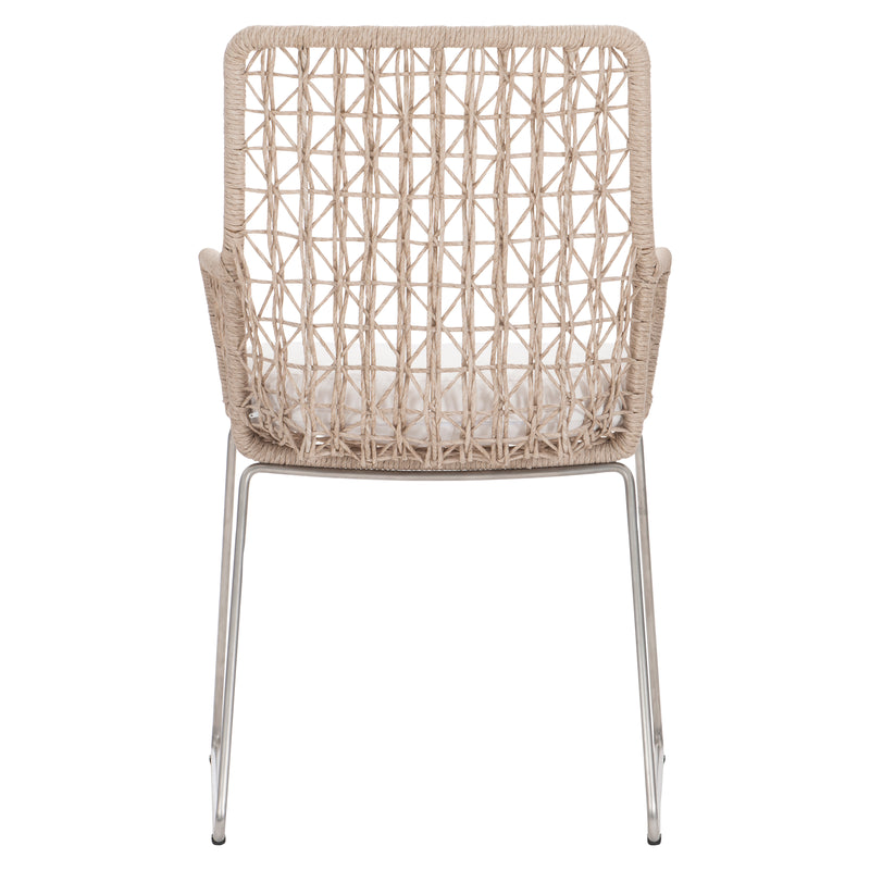 Bernhardt Carmel Outdoor Arm Chair with Seat Pad - Quick Ship