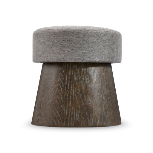 Bernhardt Linea Cerused Charcoal Round Bench