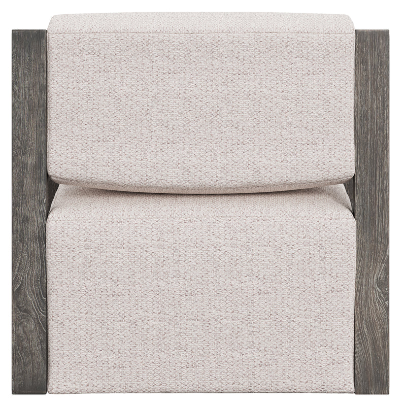Bernhardt Leilani Outdoor Swivel Chair, Smoked Truffle Finish