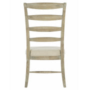 Bernhardt Rustic Patina Ladderback Side Chair in Sand Finish