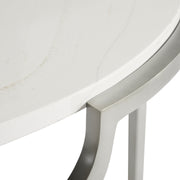 Bernhardt Morello Oval Metal End Table