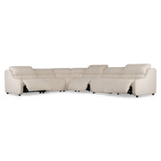 Bernhardt Gio Fabric 6 Piece Power Motion Sectional