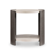 Bernhardt Prado Side Table in Porcini Finish