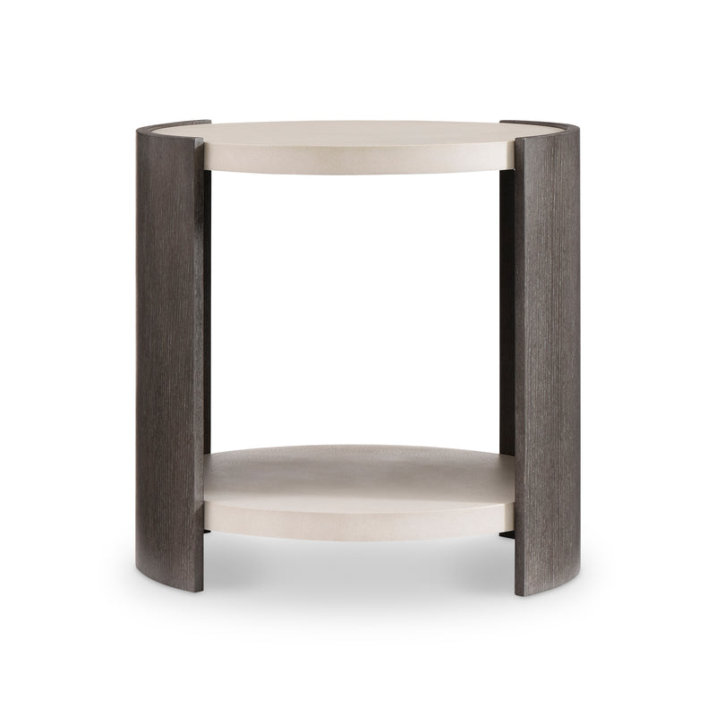 Bernhardt Prado Side Table in Porcini Finish
