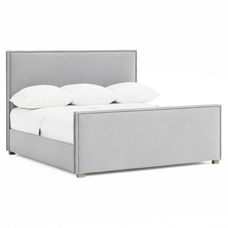 Bernhardt Sawyer Upholstered Panel Bed, King - Pebble