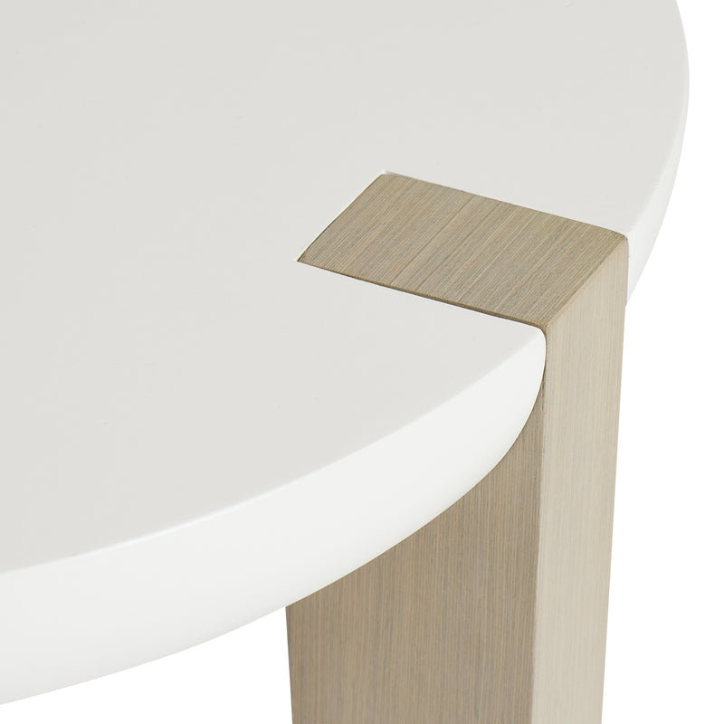 Bernhardt Axiom Round 3-Legged Chairside Table