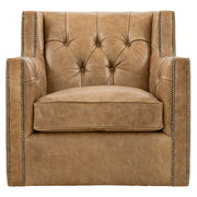 Bernhardt Candace Leather Swivel Chair
