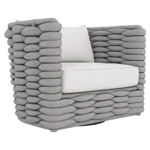 Bernhardt Wailea Nordic Gray Outdoor Swivel Chair
