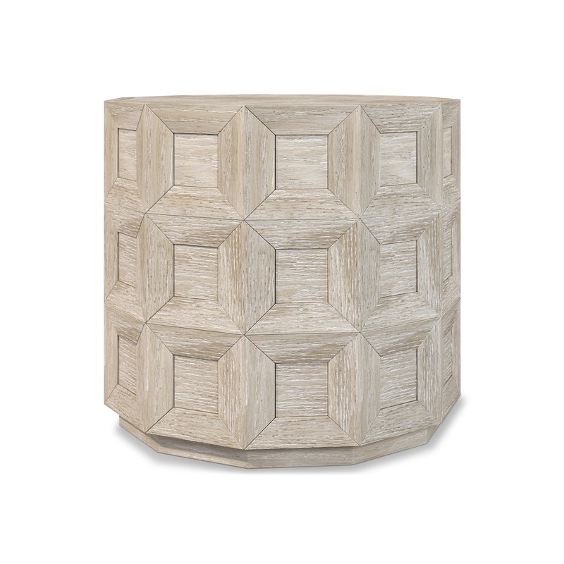 Bernhardt Prado Side Table in Tawny Finish