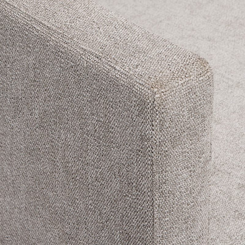 Bernhardt Linea Upholstered Arm Chair in Cerused Greige Finish