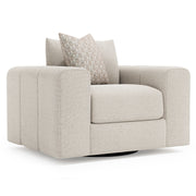 Bernhardt Vista Fabric Swivel Chair