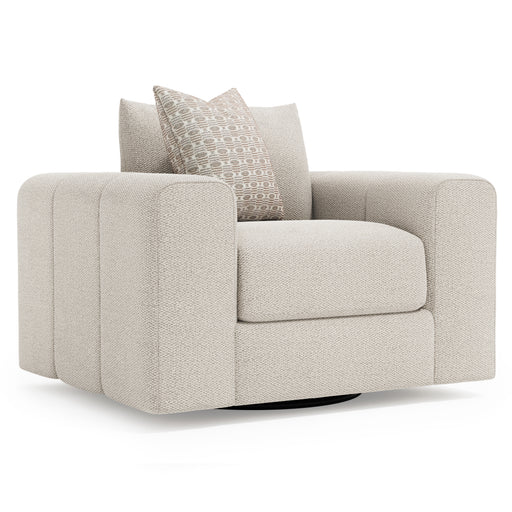 Bernhardt Vista Fabric Swivel Chair