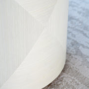 Bernhardt Axiom Round Glass Top Chairside Table