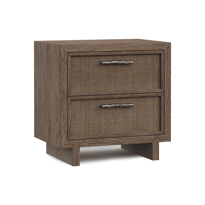 Bernhardt Casa Paros Nightstand with Woven Drawer Front