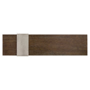 Bernhardt Linea Console Table in Cerused Charcoal Finish