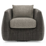 Bernhardt Sarene Outdoor Swivel Chair, Grey