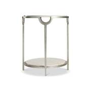 Bernhardt Morello Oval Metal End Table