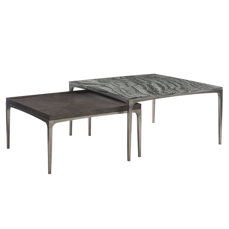 Bernhardt Strata Charcoal Cocktail Table