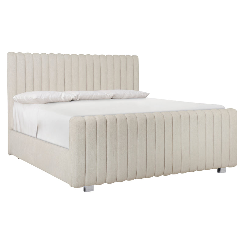 Bernhardt Silhouette Channel Upholstered King Panel Bed