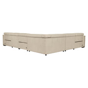 Bernhardt Lioni Leather Power Motion Sectional