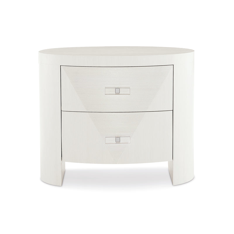 Bernhardt Axiom Oval Nightstand