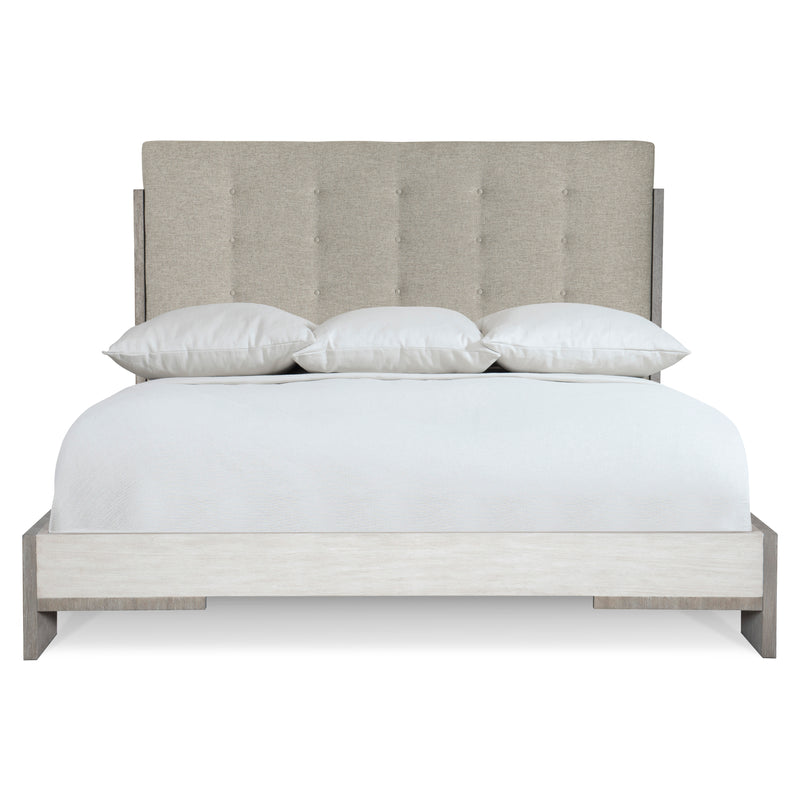 Bernhardt Foundations Upholtered Button Tufted California King Panel Bed