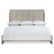 Bernhardt Foundations Upholstered Button Tufted Queen Panel Bed
