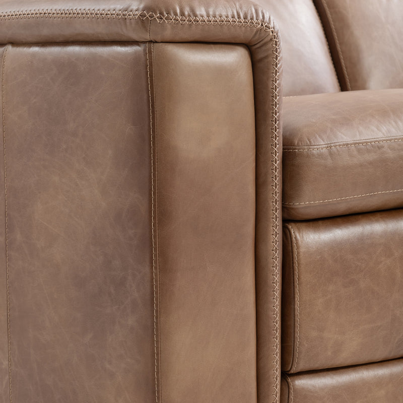 Bernhardt Lioni Leather Power Motion Sofa