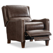 Bernhardt Landon Leather Recliner, Brown