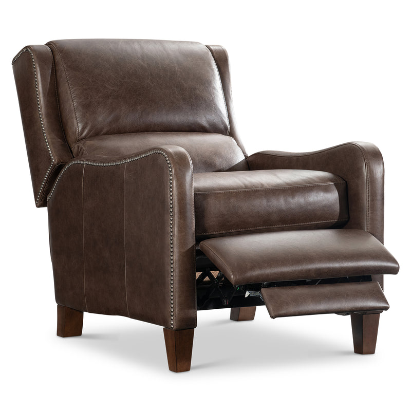 Bernhardt Landon Leather Recliner, Brown