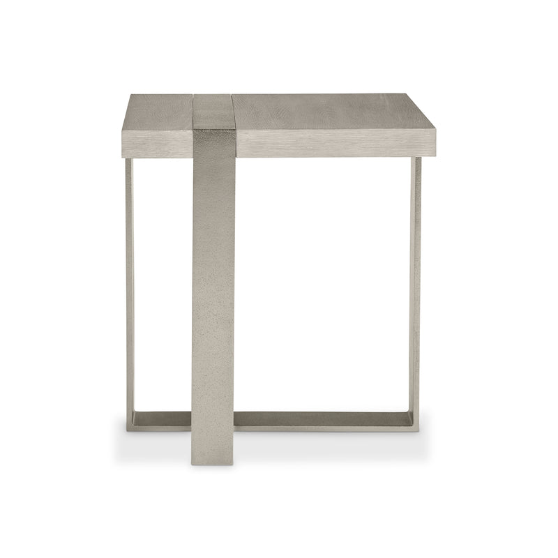 Bernhardt Tempo Metal Base Side Table