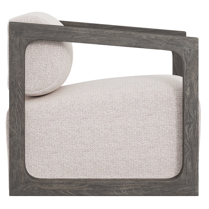 Bernhardt Leilani Outdoor Swivel Chair, Smoked Truffle Finish