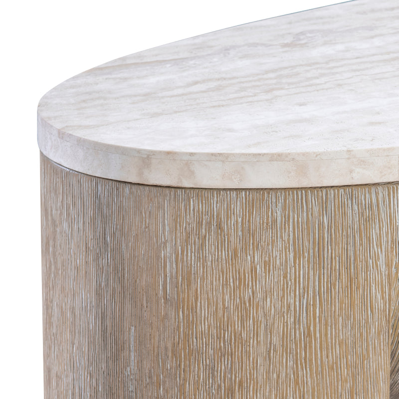 Bernhardt Loggia Oval Console Table