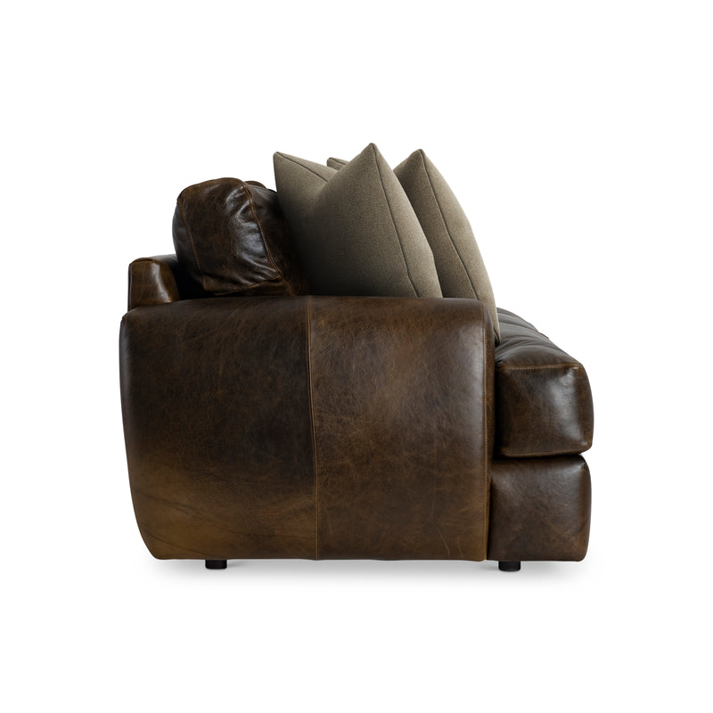 Bernhardt Cameron Leather Sofa