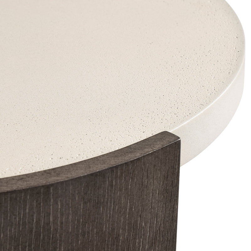 Bernhardt Prado Side Table in Porcini Finish