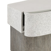Bernhardt Monolith Faux Stone Nightstand