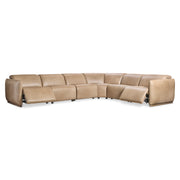 Bernhardt Alta 6-Piece Leather Power Motion Sectional