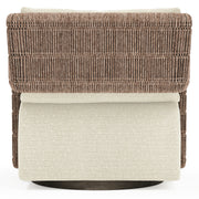 Bernhardt Maldives Outdoor Swivel Chair, Cream