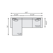 Bernhardt Nest 2-Piece Leather Sectional