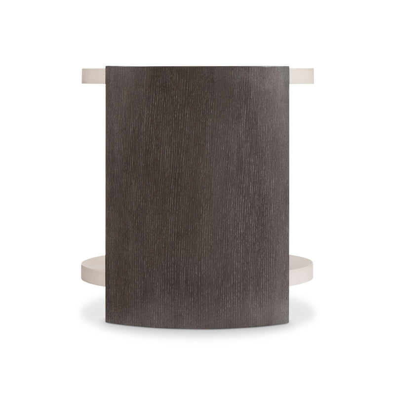 Bernhardt Prado Side Table in Porcini Finish