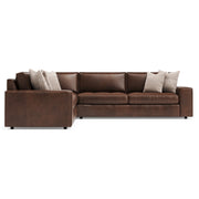 Bernhardt Nest 3-Piece Leather Sectional