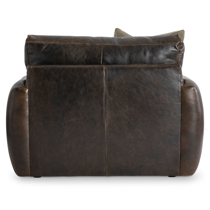 Bernhardt Cameron Leather Swivel Chair