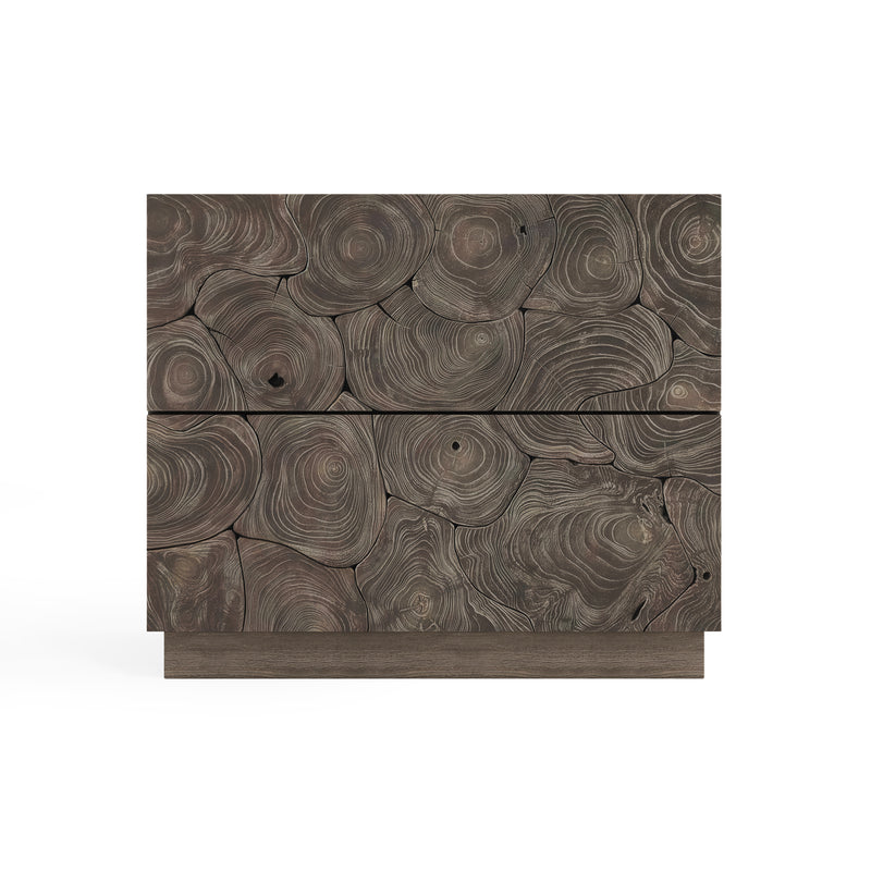 Bernhardt Calavaras Smoked Truffle Nightstand