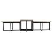 Bernhardt Hathaway Metal Bunching Square Cocktail Table